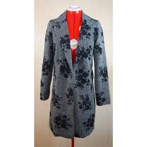 ModCloth (BB Dakota) "Follow My Tweed" Coat in Grey and Black